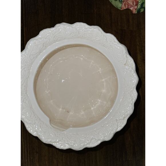 Christmas Patchwork Quilt Tureen Covered Serving Dish Bowl Holiday Decor - Picture 3 of 5